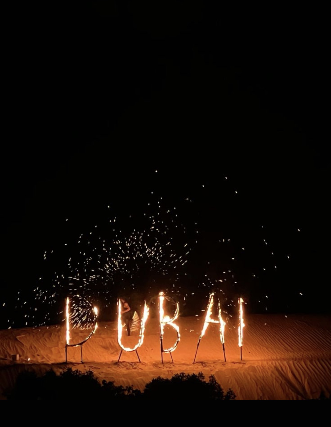 Desert camp entertainment